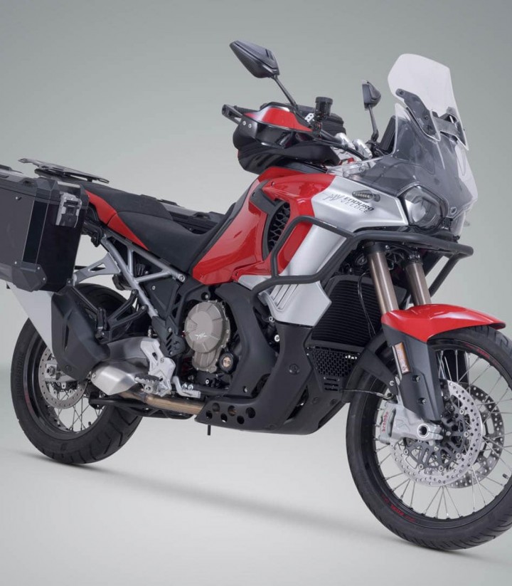 SW-MOTECH 45/37 L TRAX ADV Side Cases with Carrier for MV Agusta Enduro Veloce (24) Black KFT.28.023.70000/B