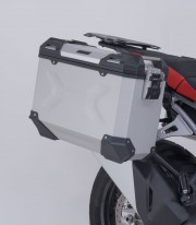 SW-MOTECH 45/37 L TRAX ADV Side Cases with Carrier for MV Agusta Enduro Veloce (24) Silver KFT.28.023.70000/S
