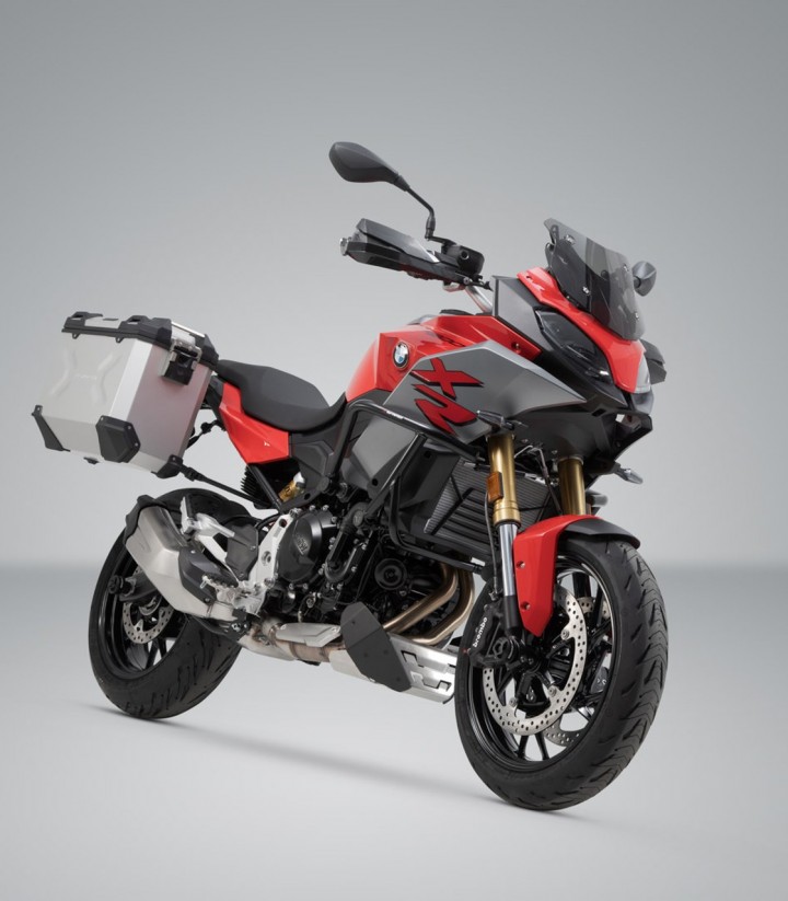Seitenkoffer mit Träger TRAX ADV Silber 37 L BMW F 900 R/XR (19-24) SW-MOTECH KFT.07.949.70000/S