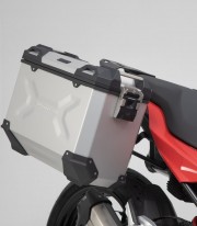 SW-MOTECH 37 L TRAX ADV Side Cases with Carrier for BMW F 900 R/XR (19-24) Silver KFT.07.949.70000/S