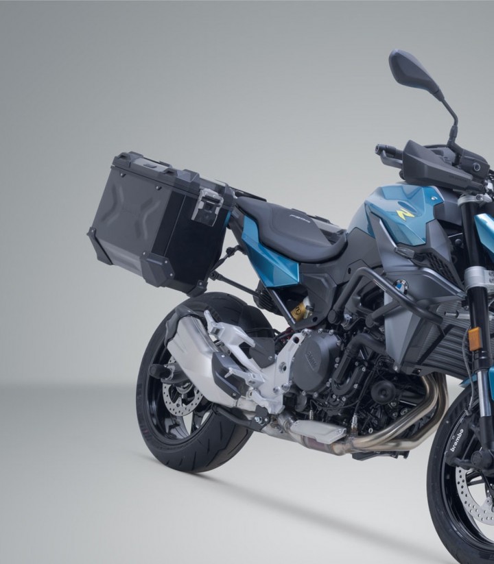 Maletas Laterales con Soporte TRAX ADV Negras 37 L BMW F 900 R (24), F 900 XR (24) SW-MOTECH KFT.07.949.70200/B