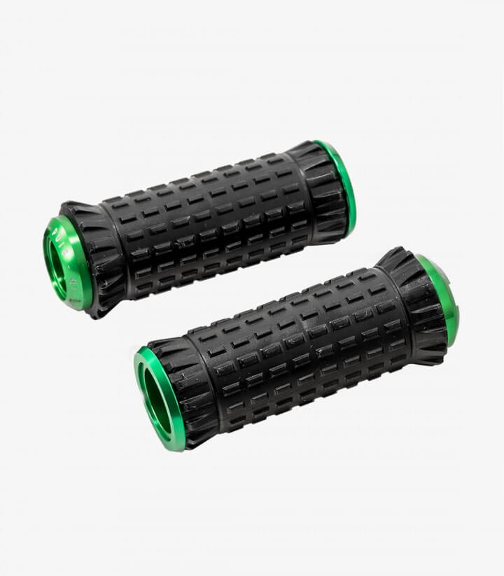 Estriberas R-Fighter S de Puig para moto en color verde