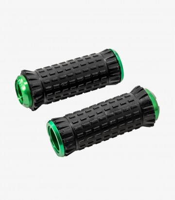 Estriberas R-Fighter S de Puig para moto en color verde