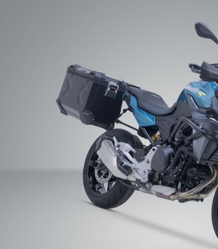 Maletas Laterales con Soporte TRAX ADV Negras 45 L BMW F 900 R (24), F 900 XR (24) SW-MOTECH KFT.07.949.70300/B