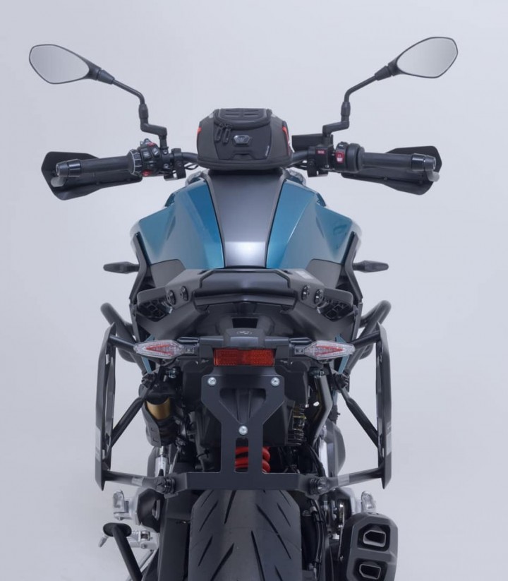 Seitenkoffer mit Träger TRAX ADV Schwarz 45 L BMW F 900 R (24), F 900 XR (24) SW-MOTECH KFT.07.949.70300/B