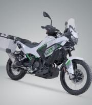 SW-MOTECH 45/37 L TRAX ADV Side Cases with Carrier for Kawasaki KLE500 (26) Grey KFT.08.084.70200/S