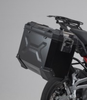 SW-MOTECH 37 L TRAX ADV Side Cases with Carrier for Ducati Multistrada V4 (20-24) Silver KFT.22.822.70202/S