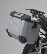 SW-MOTECH 45 L TRAX ADV Side Cases with Carrier for Ducati Multistrada V4 (20-24) Silver KFT.22.822.70302/S