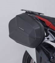 SW-MOTECH AERO ABS 25/25 L Side Cases with Carrier for MV Agusta Enduro Veloce (24) Black KFT.28.023.60100/B