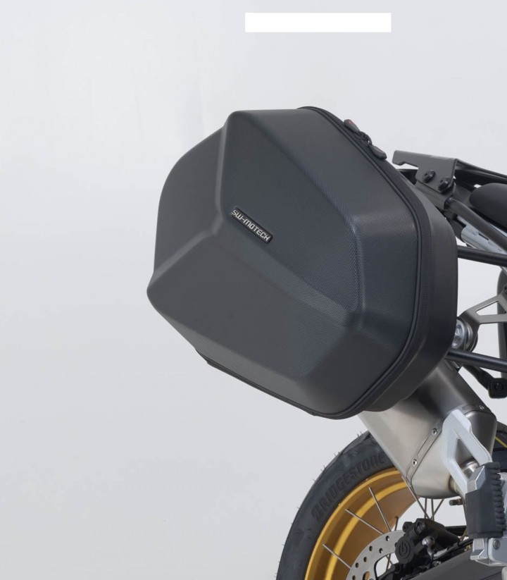 Maletas Laterales con Soporte AERO ABS Negras 25/25 L BMW F 900 GS (23) SW-MOTECH KFT.07.602.60100/B