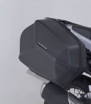 Maletas Laterales con Soporte AERO ABS Negras 25/25 L Kawasaki KLE500 (26) SW-MOTECH KFT.08.084.60100/B