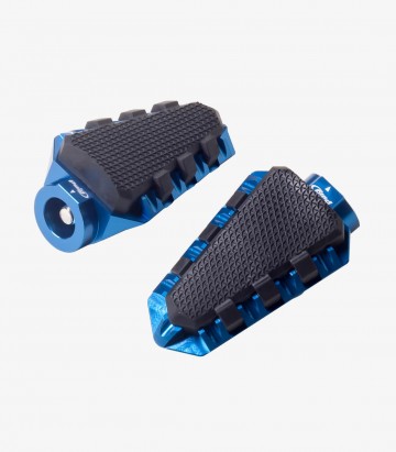 Puig blue Trail motorcycle footpegs 7319A