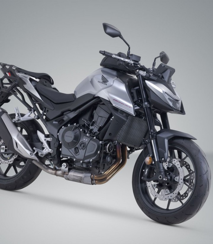 Soporte Lateral Izquierdo V-LOC Honda CB750 Hornet (22-24) / E-Clutch (25) SW-MOTECH VMC.01.971.10000