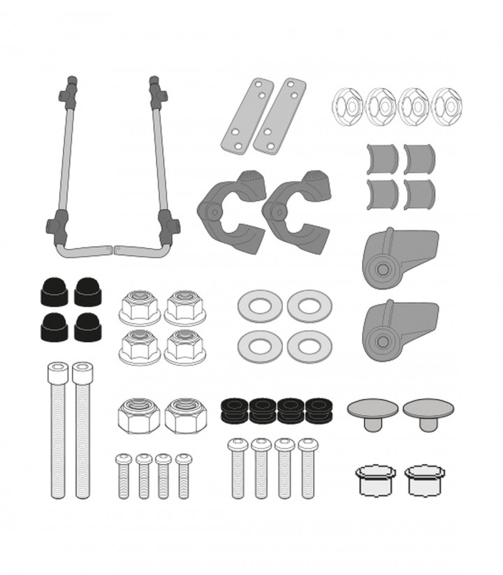 Kit montaje A8964A para cúpula Givi D1155ST