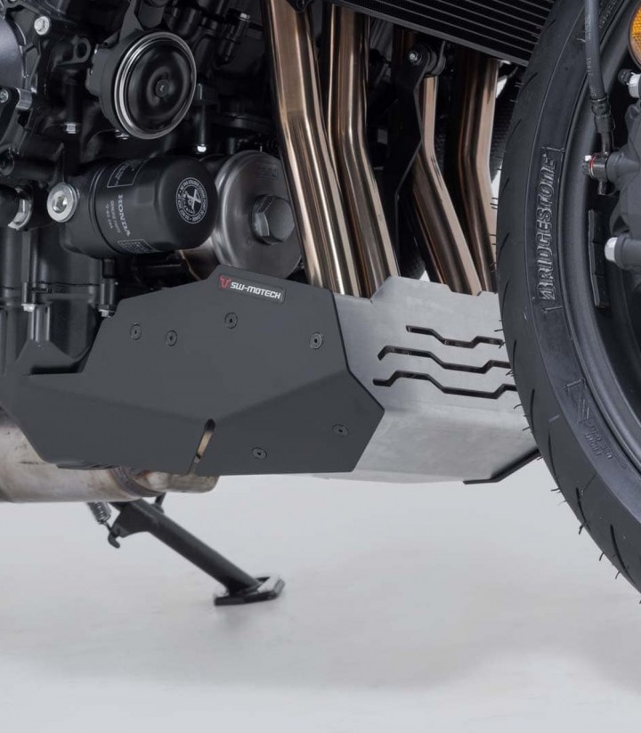 Protector de Cárter SW-MOTECH Negro y Plateado Honda CB1000 Hornet (24), CB1000GT (25) MSS.01.211.10000