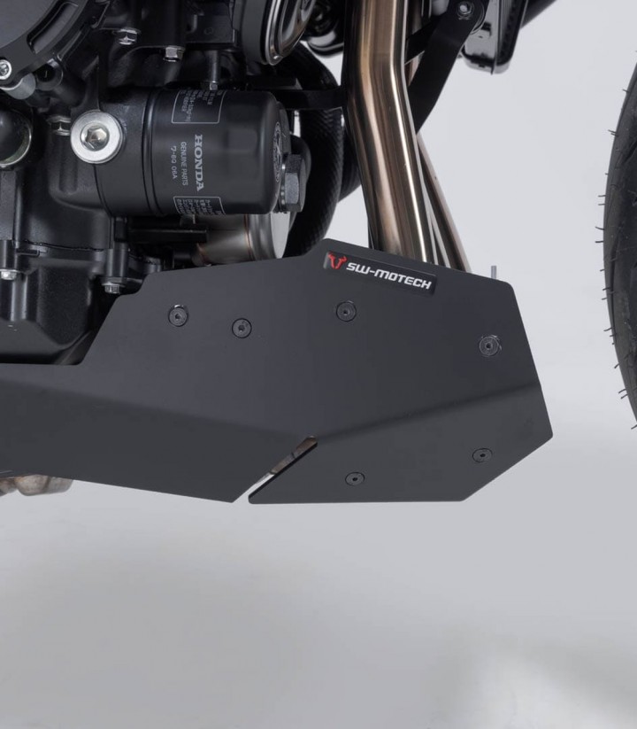 Protector de Cárter SW-MOTECH Negro y Plateado Honda CB1000 Hornet (24), CB1000GT (25) MSS.01.211.10000