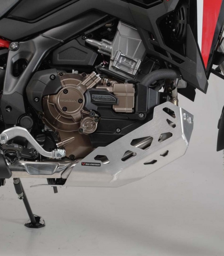 Protector de Cárter SW-MOTECH Plateado Honda CRF1100L Africa Twin (19, 23), Adventure Sports (19-23) MSS.01.942.10001/S