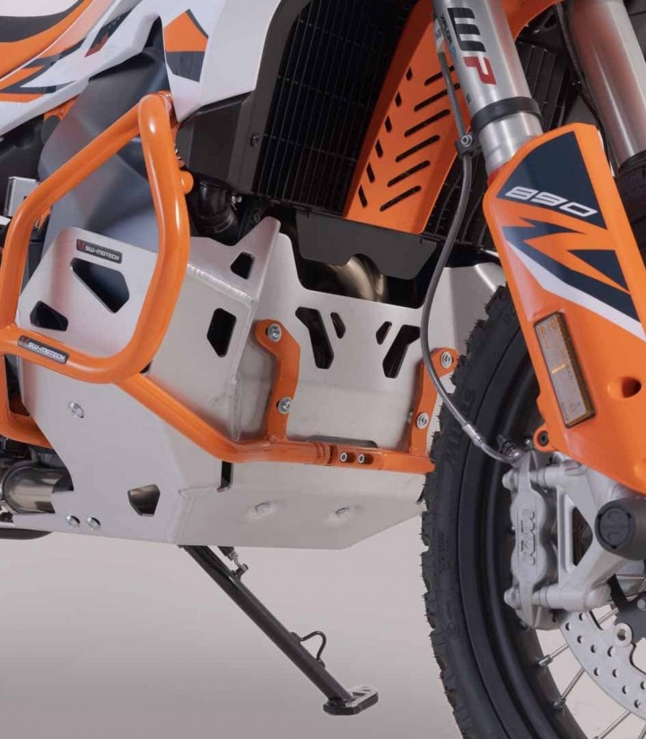 Protector de Cárter SW-MOTECH Plateado KTM 790 Adventure (19-21, 23), 890 Adventure (20-22) MSS.04.521.10002/S