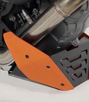 SW-MOTECH Skid Plate for KTM 1290 Super Duke GT (16), R (13-19) in Orange & Black MSS.04.532.10003