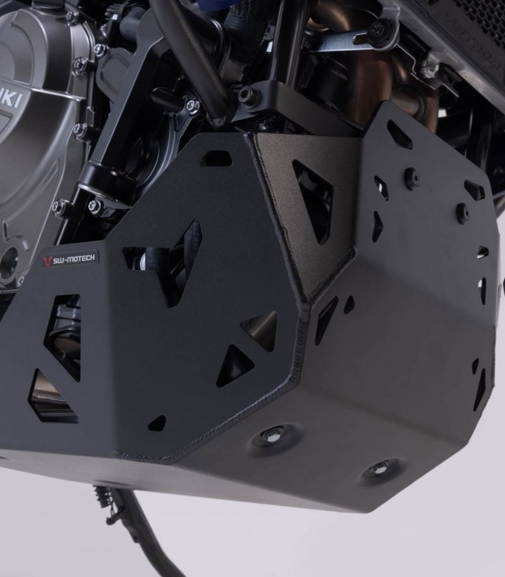 Protector de Cárter SW-MOTECH Negro Suzuki V-Strom 800 (22) MSS.05.845.10001/B