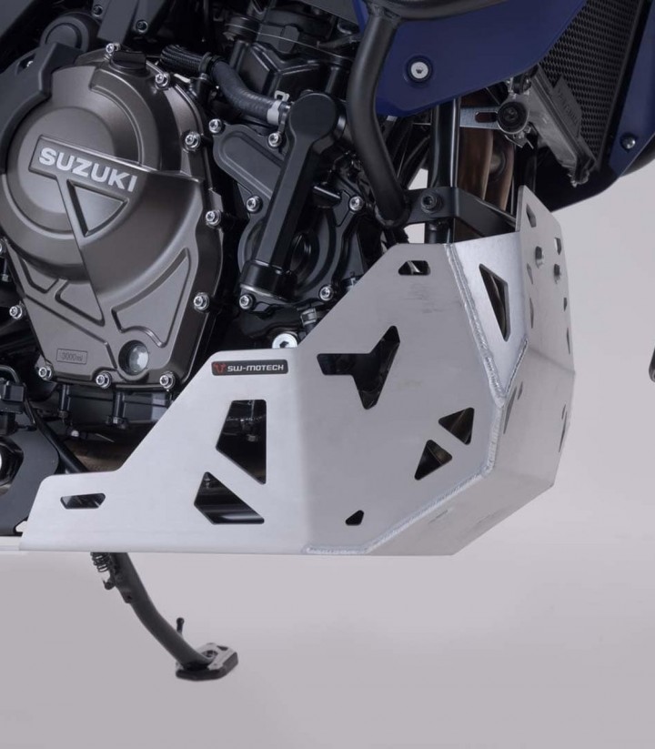 Protector de Cárter SW-MOTECH Plateado Suzuki V-Strom 800 (22) MSS.05.845.10001/S