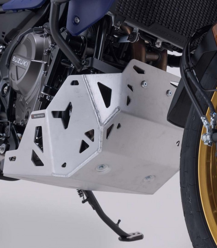 Protector de Cárter SW-MOTECH Plateado Suzuki V-Strom 800 (22) MSS.05.845.10001/S