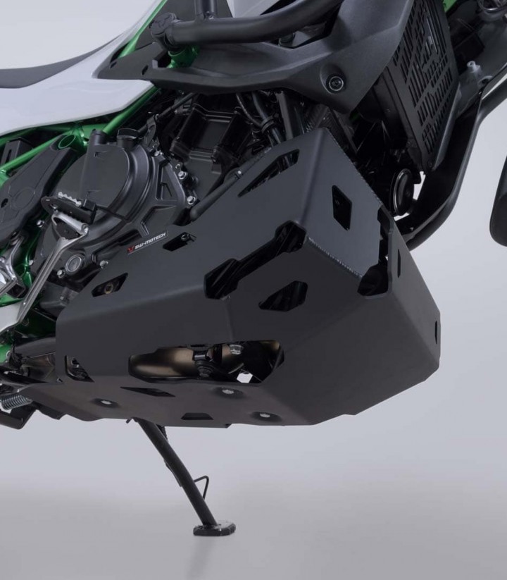 Protector de Cárter SW-MOTECH Negro Kawasaki KLE500 (26) MSS.08.084.10000/B