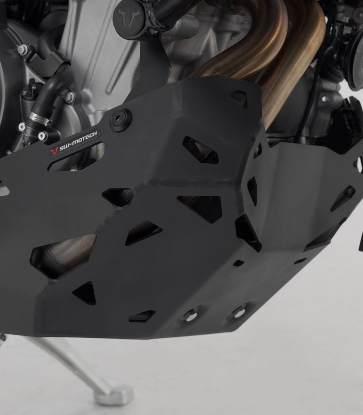 Protector de Cárter SW-MOTECH Negro Aprilia Tuareg 660 (21-24) MSS.13.849.10001/B