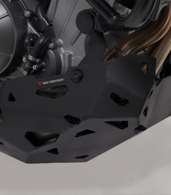 Protector de Cárter SW-MOTECH Negro Aprilia Tuareg 660 (21-24) MSS.13.849.10001/B