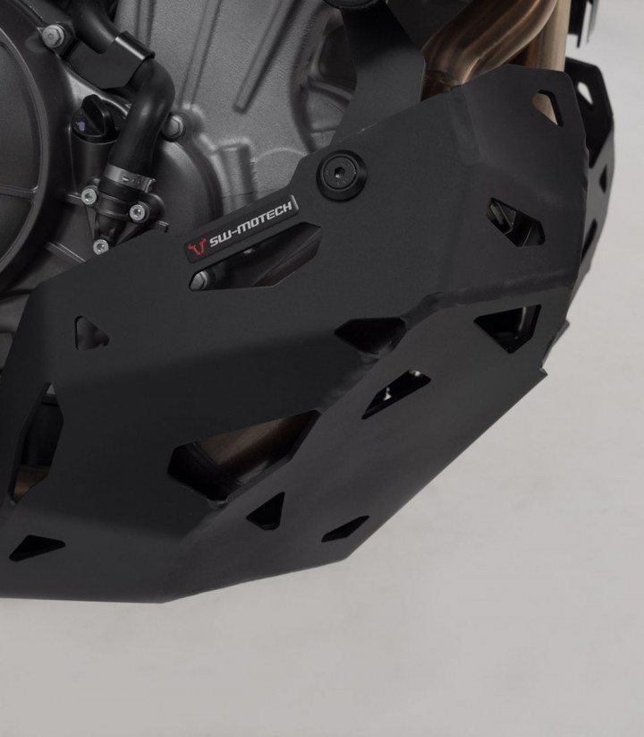 Protector de Cárter SW-MOTECH Negro Aprilia Tuareg 660 (21-24) MSS.13.849.10001/B