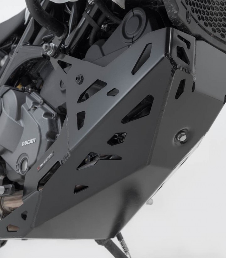 SW-MOTECH Skid Plate for Ducati DesertX (22-25) in Black MSS.22.995.10001/B