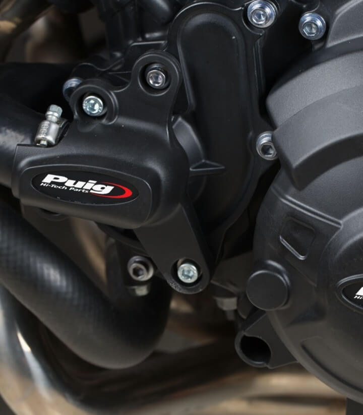 Motorschutzdeckel 20128N von Puig für Yamaha MT-09 y variantes (13-20), Niken, Tracer 900 (18-20)