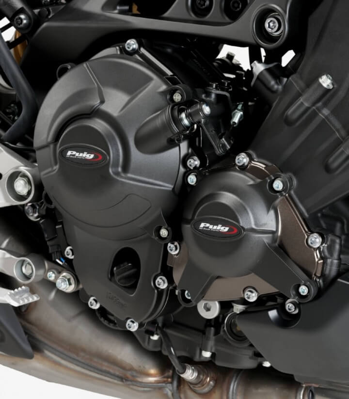 Motorschutzdeckel 20128N von Puig für Yamaha MT-09 y variantes (13-20), Niken, Tracer 900 (18-20)
