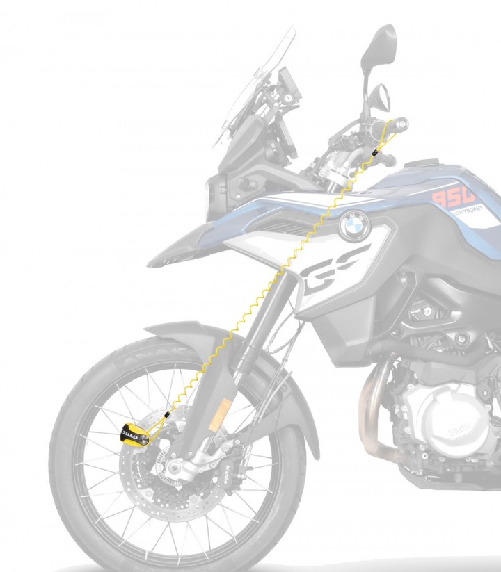 Candado Disco con Alarma SHAD SC62A Amarillo C0S6213A