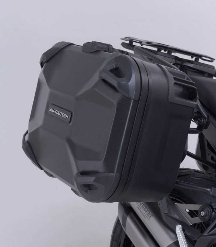 Seitenkoffer mit Träger DUSC Schwarz 41/41 L BMW R 1300 R/RS (25) SW-MOTECH KFT.07.018.65100/B