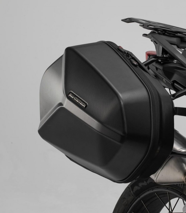 SW-MOTECH AERO ABS 25/25 L Side Cases with Carrier for BMW R 1200 GS LC (12-18), R 1250 GS (18-24) Black KFT.07.664.60100/B K...