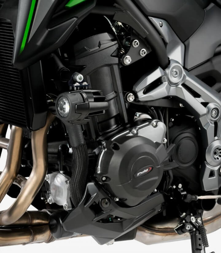 Motorschutzdeckel 20135N von Puig für Kawasaki Z900 (17-24), Z900SE (22-24)