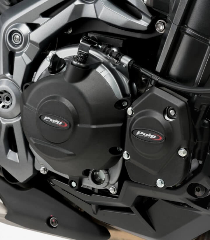 Motorschutzdeckel 20135N von Puig für Kawasaki Z900 (17-24), Z900SE (22-24)