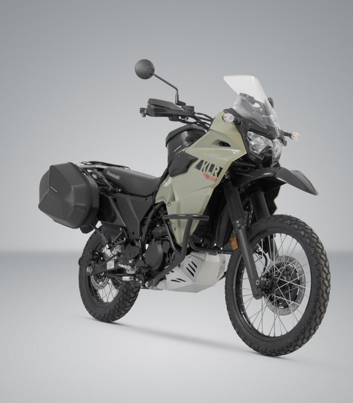Maletas Laterales con Soporte AERO ABS Negras 25/25 L Kawasaki KLR 650 (08-18) SW-MOTECH KFT.08.363.60100/B KFT.08.363.60100/B