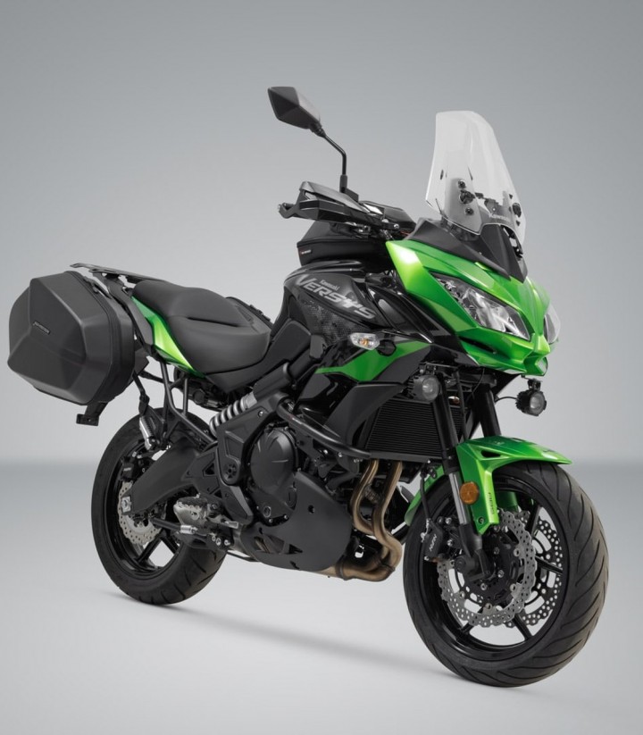 Maletas Laterales con Soporte AERO ABS Negras 25/25 L Kawasaki Versys650 (14-22) SW-MOTECH KFT.08.518.60100/B KFT.08.518.60100/B