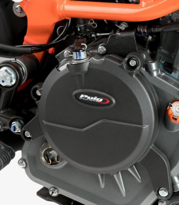 Motorschutzdeckel 20141N von Puig für KTM 390 Duke (16-19), RC390 (17-19)