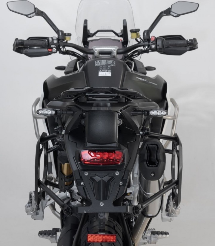 SW-MOTECH AERO ABS 25/25 L Side Cases with Carrier for Triumph Tiger 1200 GT/Rally Explorer (22) Black KFT.11.905.60202/B KFT...