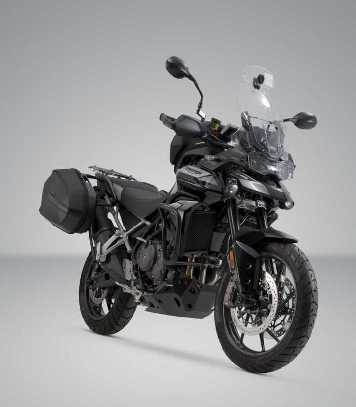 Maletas Laterales con Soporte AERO ABS Negras 25/25 L Triumph Tiger 900 (19-23) SW-MOTECH KFT.11.953.60102/B KFT.11.953.60102/B