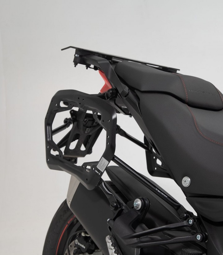 Seitenkoffer mit Träger DUSC Schwarz 33/33 L Ducati Multistrada 950/1200/V2 (15-24), 1200/1260 Enduro (16-21) SW-MOTECH KFT.22.1
