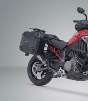 SW-MOTECH DUSC 33/33 L Side Cases with Carrier for Ducati Multistrada V4 (20-24) Black KFT.22.822.65003/B KFT.22.822.65003/B