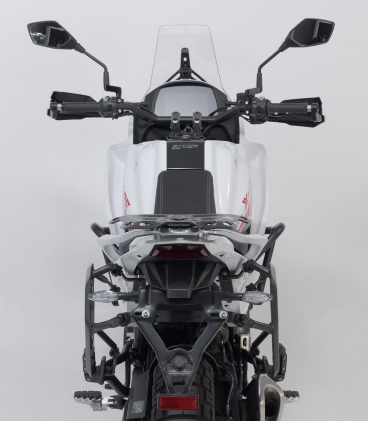 Seitenkoffer mit Träger DUSC Schwarz 33/33 L Moto Morini X-Cape 650 (21) SW-MOTECH KFT.23.017.65001/B