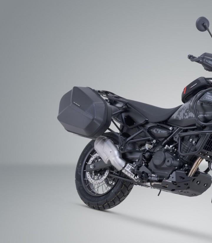 Maletas Laterales con Soporte AERO ABS Negras 25/25 L Royal Enfield Himalayan 450 Rally (25) SW-MOTECH KFT.41.620.60100/B