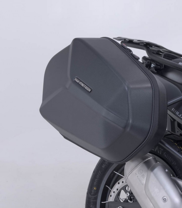 Maletas Laterales con Soporte AERO ABS Negras 25/25 L Royal Enfield Himalayan 450 Rally (25) SW-MOTECH KFT.41.620.60100/B