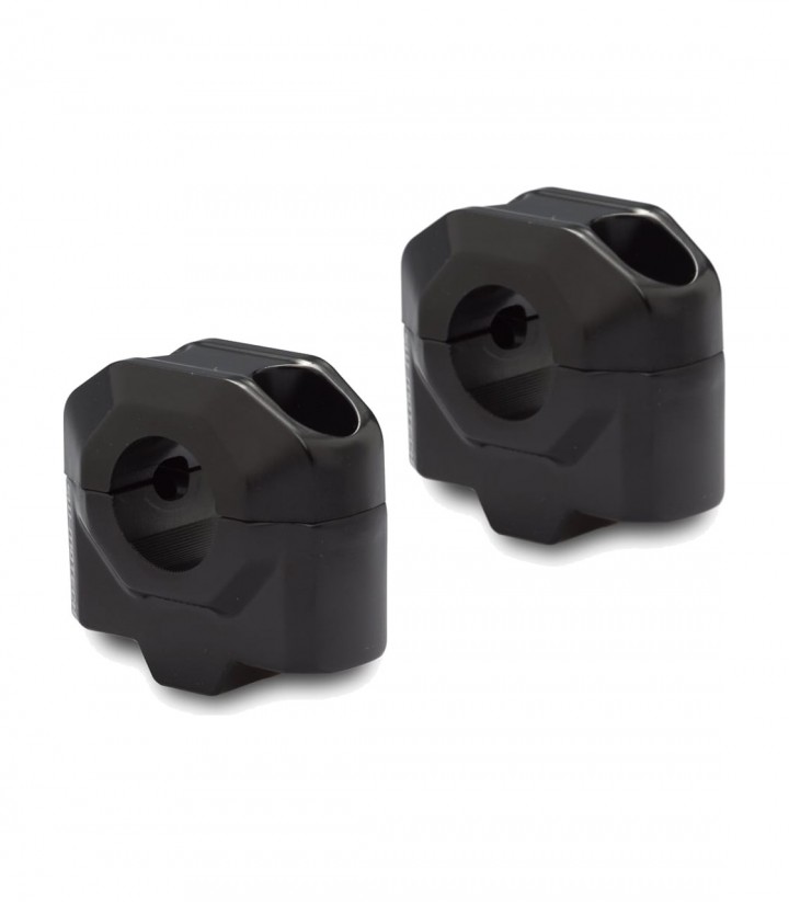 SW-MOTECH Handlebar Risers 25 mm for Ø 22 mm Handlebars in Black LEH.00.039.22001.25/B
