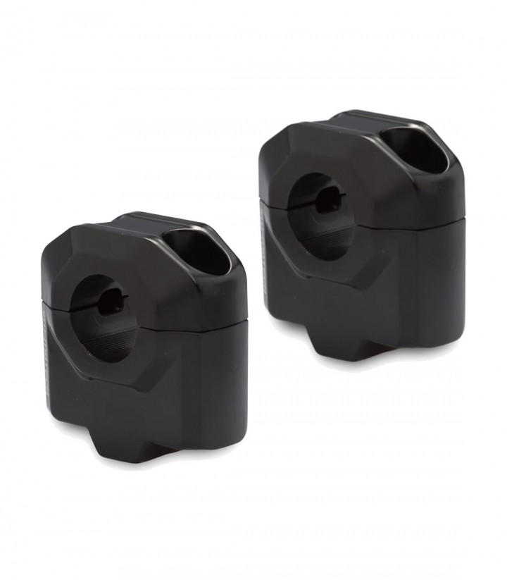 SW-MOTECH Handlebar Risers 30 mm for Ø 22 mm Handlebars in Black LEH.00.039.22001.30/B